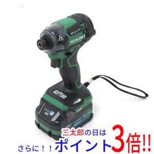 【新品即納】送料無料 ハイコーキ（旧：日立工機） HiKOKI コードレスインパクトドライバ WH36DC (2XPSZ) アグレッシブグリーン 防滴・防