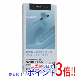 【新品即納】送料無料 PGA ワイヤレスステレオイヤホン Premium Style PG-BTE12IE3BL ブルー インナーイヤー型 マイク 無線・ワイヤレス