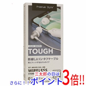 【新品即納】送料無料 PGA ワイヤレスステレオイヤホン Premium Style PG-BTE12CE2WH ホワイト カナル型 マイク 無線・ワイヤレス接続 両