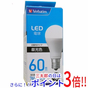 【新品即納】送料無料 三菱ケミカルメディア LED電球 Verbatim LDA6D-E17-G/LV4 昼光色 既製品 一般電球型