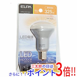 【新品即納】送料無料 ELPA LED電球 エルパボール LDR4L-H-E17-G611 電球色 既製品 反射形電球（レフランプ）型