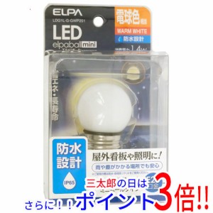 【新品即納】送料無料 ELPA LED電球 エルパボールmini LDG1L-G-GWP251 電球色