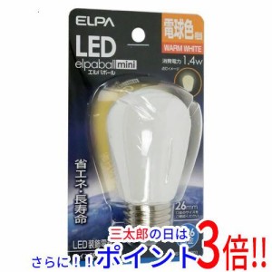 【新品即納】送料無料 ELPA LED電球 エルパボールmini LDS1L-G-G901 電球色
