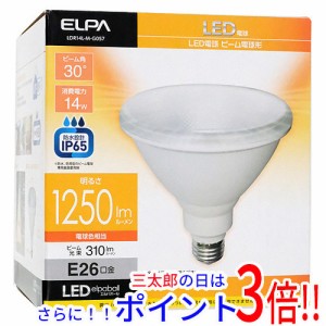 【新品即納】送料無料 ELPA LED電球 エルパボール LDR14L-M-G057 電球色
