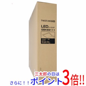 【新品即納】送料無料 瀧住電機工業 LED和風シーリングライト 〜6畳用 調光調色タイプ GBK69111