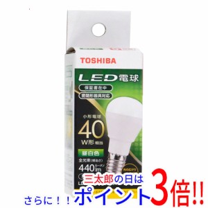 【新品即納】送料無料 TOSHIBA LED電球 LDA4N-G-E17S40V2 昼白色