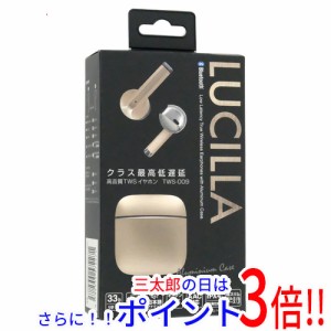 【新品即納】送料無料 LUCILLA Bluetoothイヤホン TWS009GD シャンパンゴールド