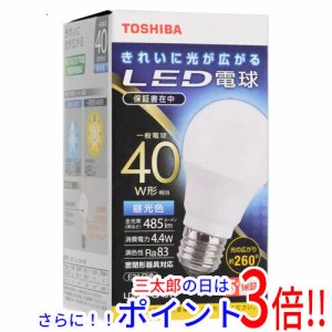 【新品即納】送料無料 TOSHIBA LED電球 LDA4D-G/40V1 昼光色