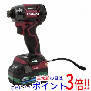 【新品即納】送料無料 HiKOKI インパクトドライバー WH36DC (2XPRSZ) フレアレッド