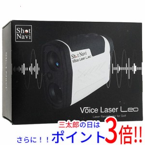 【新品即納】送料無料 Shot Navi レーザー距離計測器 Shot Navi Voice Laser Leo ホワイト