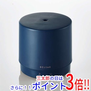 送料無料 【新品訳あり(箱きず・やぶれ)】 ELECOM 卓上 抗菌加湿器 エクリア ミスト HCE-HU2006ANV ネイビー