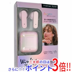 【新品即納】送料無料 PGA 完全ワイヤレス ステレオイヤホン Premium Style PG-BTE18TW2PK ピンク