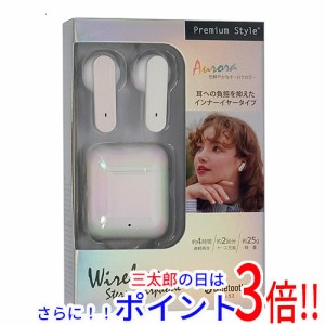 【新品即納】送料無料 PGA 完全ワイヤレス ステレオイヤホン Premium Style PG-BTE18TW1WH ホワイト