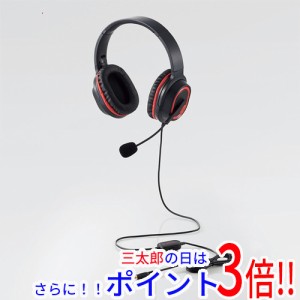 【新品即納】送料無料 ELECOM ゲーミングヘッドセット HS-G30BK ブラック