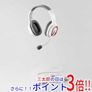 【新品即納】送料無料 ELECOM ゲーミングヘッドセット HS-G30WH ホワイト