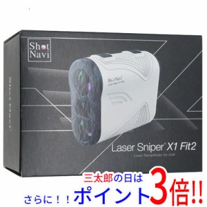 【新品即納】送料無料 Shot Navi ゴルフ用レーザー距離計 Laser Sniper X1 Fit2 1000 WH 白