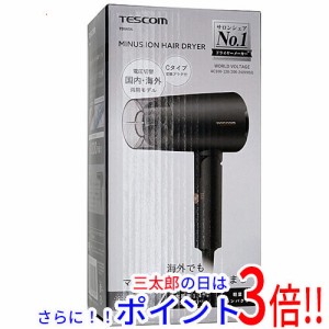 【新品即納】送料無料 テスコム マイナスイオン ヘアドライヤー TD565A-K ブラック