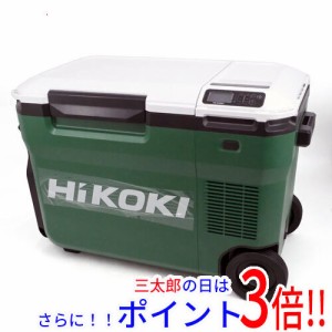 送料無料 【新品訳あり】 HIKOKI コードレス冷温庫 UL18DB(NM) 本体のみ アグレッシブグリーン 外箱なし