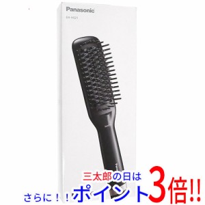 【新品即納】送料無料 Panasonic ブラシストレートアイロン イオニティ EH-HS21-K ブラック