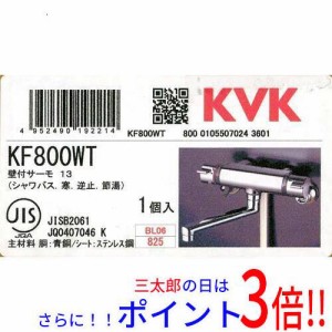 【新品即納】送料無料 KVK サーモスタット式シャワー混合水栓 寒冷地 KF800WT