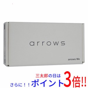 【中古即納】送料無料 FCNT スマートフォン arrows We FCG01 au ブラック 未使用