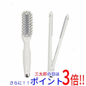 【中古即納】送料無料 KALOS BEAUTY TECHNOLOGY USBヘアアイロン＆USBブラシアイロンセット DB-GW503-D ダイヤモンドパール 未使用