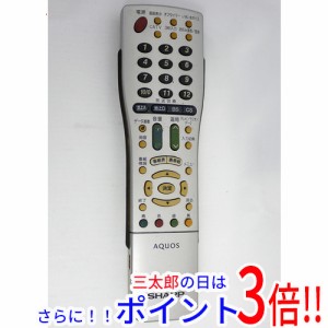 【中古即納】シャープ SHARP製 テレビリモコン GA366WJSA AQUOS（シャープ）