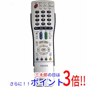 【中古即納】シャープ SHARP製 テレビリモコン GA465WJSA 本体いたみ AQUOS（シャープ）