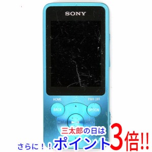 【中古即納】送料無料 ソニー SONYウォークマン Sシリーズ NW-S14 ブルー/8GB 本体いたみ ウォークマン（ソニー） MP3再生 aptX FMラジオ