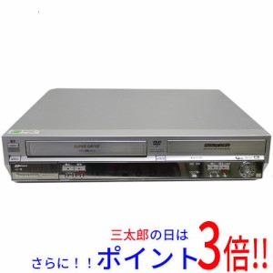 【中古即納】送料無料 パナソニック Panasonic DVDビデオレコーダー HDD内蔵VHSビデオ一体型 DMR-E250V-S シルバー リモコン付き DVD対応