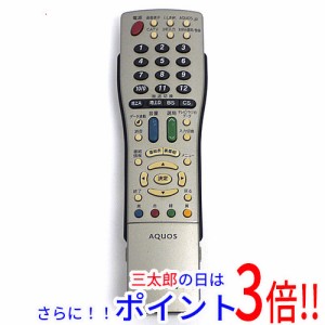 【中古即納】送料無料 シャープ SHARP製 テレビリモコン GA491WJSA AQUOS（シャープ）