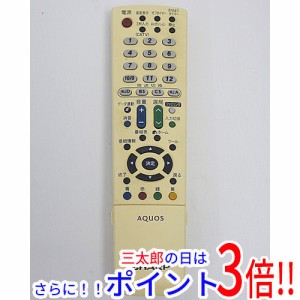 【中古即納】シャープ SHARP製 液晶テレビ用リモコン GA871WJSB テレビリモコン AQUOS（シャープ）