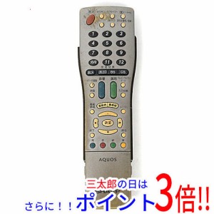 【中古即納】送料無料 シャープ SHARP製 テレビリモコン GA417WJSA 本体いたみ AQUOS（シャープ）