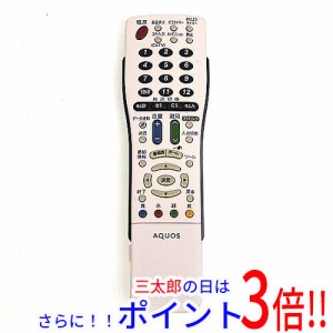 【中古即納】送料無料 シャープ SHARP製 液晶テレビ用リモコン GA833WJSD ピンク AQUOS（シャープ） テレビリモコン