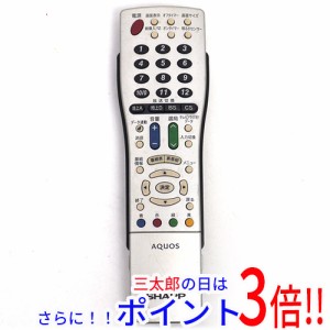 【中古即納】送料無料 シャープ SHARP製 テレビリモコン GA511WJSA 本体いたみ AQUOS（シャープ）