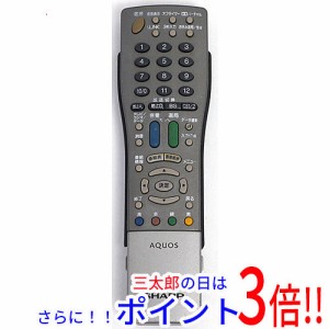 【中古即納】シャープ SHARP製 テレビリモコン GA294WJSA 本体いたみ AQUOS（シャープ）