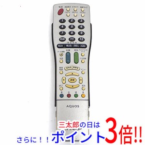 【中古即納】シャープ SHARP製 テレビリモコン GA510WJSA 本体いたみ AQUOS（シャープ）