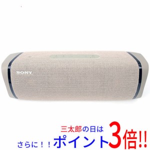 【中古即納】送料無料 ソニー SONY ワイヤレスポータブルスピーカー SRS-XB43 (C) ベージュ 元箱あり EXTRA BASS（ソニー） Bluetooth AC