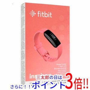 【中古即納】送料無料 Fitbit フィットネストラッカー Fitbit Inspire 2 FB418BKCR-FRCJK デザートローズ 未使用 長方形（レクタンギュラ