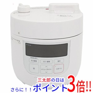 【中古即納】送料無料 シロカ siroca 電気圧力鍋 SP-D131(W) ホワイト 元箱あり