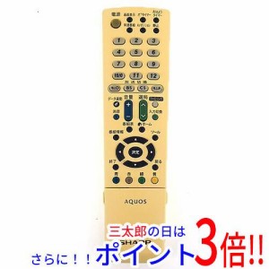 【中古即納】シャープ SHARP製 液晶テレビ用リモコン GA952WJSB テレビリモコン AQUOS（シャープ）