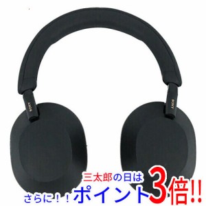 【中古即納】送料無料 ソニー SONY ワイヤレスノイズキャンセリングステレオヘッドセット WH-1000XM5(B) ブラック 1000X（ソニー） ヘッ