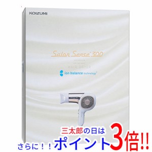 【中古即納】送料無料 コイズミ KOIZUMI イオンバランスドライヤー Salon Sense 300 KHD-9950/W 未使用 マイナスイオン AC給電 冷風機能