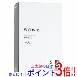 【中古即納】送料無料 SONYウォークマン Sシリーズ NW-S313 ライトピンク/4GB 未使用