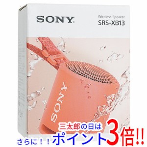 【中古即納】送料無料 SONY ワイヤレスポータブルスピーカー SRS-XB13 (P) コーラルピンク 元箱あり