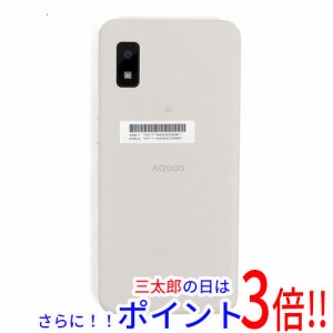 【中古即納】送料無料 SHARP スマートフォン AQUOS wish SHG06 au SIMロック解除済み アイボリー