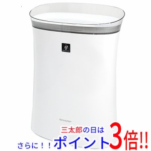 【中古即納】送料無料 SHARP 空気清浄機 FU-N50BK-W ホワイト 未使用