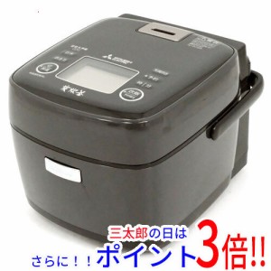 【中古即納】送料無料 三菱電機 IHジャー炊飯器 備長炭 炭炊釜 3.5合炊き NJ-SV06R-B 藍墨 未使用