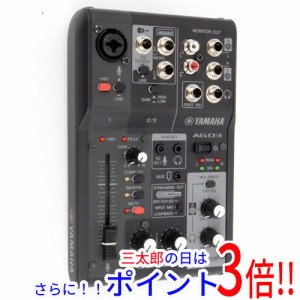 【中古即納】送料無料 YAMAHA ライブストリーミングミキサー AG03MK2 ブラック 元箱あり