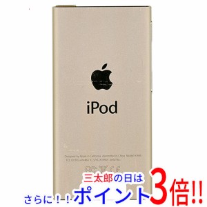 【中古即納】送料無料 Apple 第7世代 iPod nano MKMX2J/A ゴールド/16GB 本体のみ